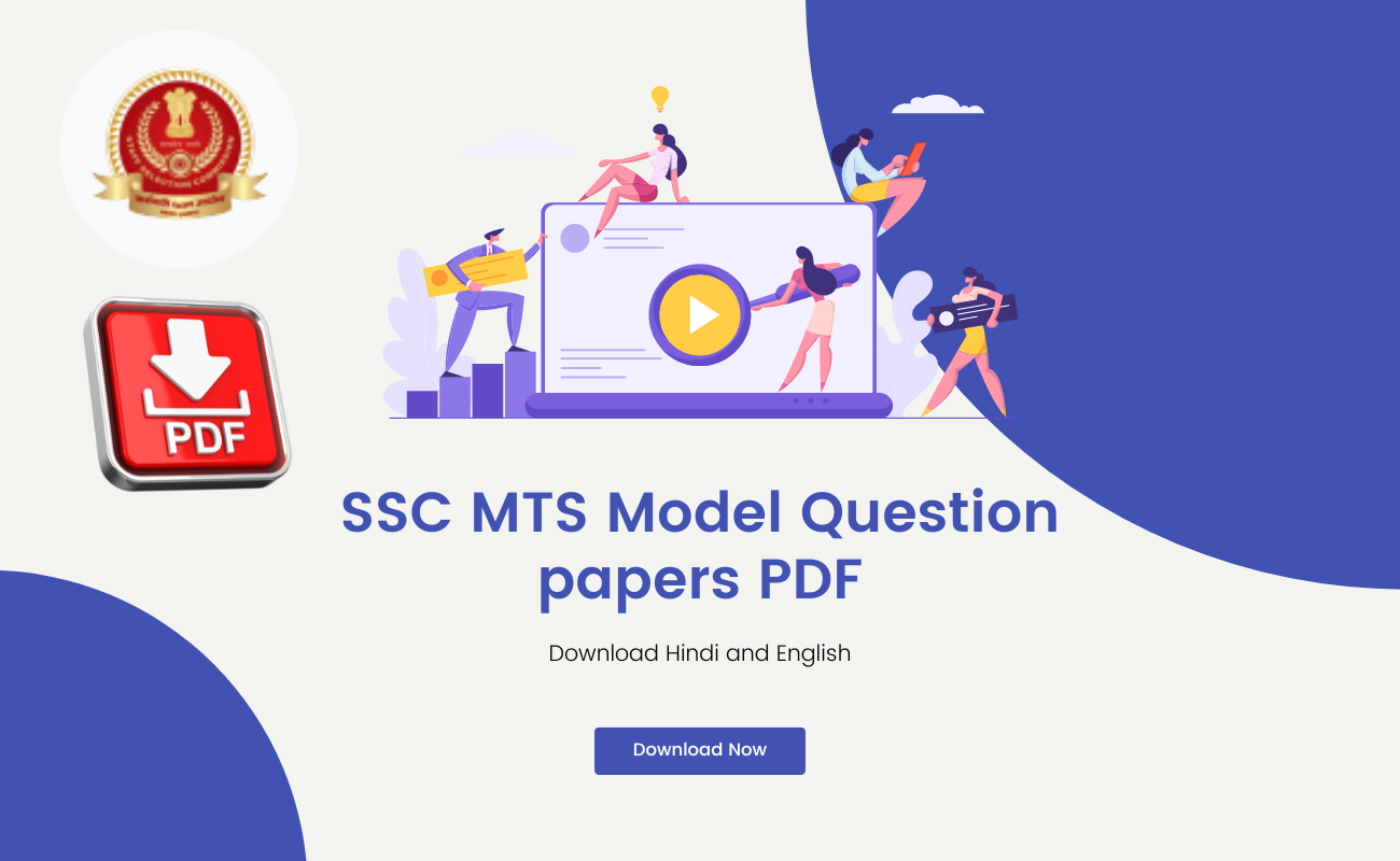 SSC MTS Model questions papers PDF Download now free practice