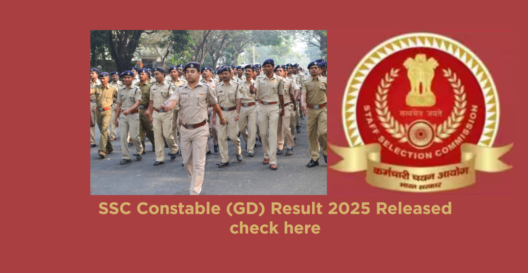 SSC Constable (GD) Result 2025 Out at ssc.gov.in, Direct Link to Download Result PDF Here