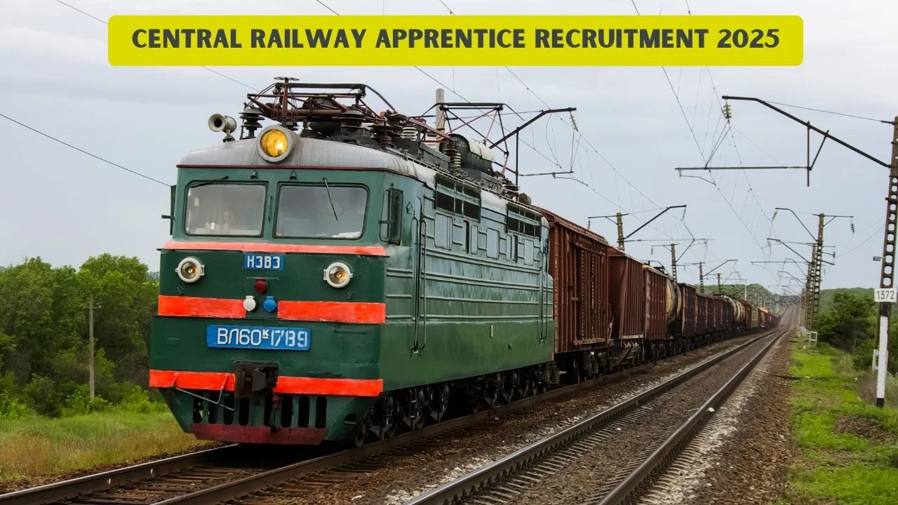 Central Railway Apprentice Recruitment 2025 – Apply Online for 2,418 Vacancies.